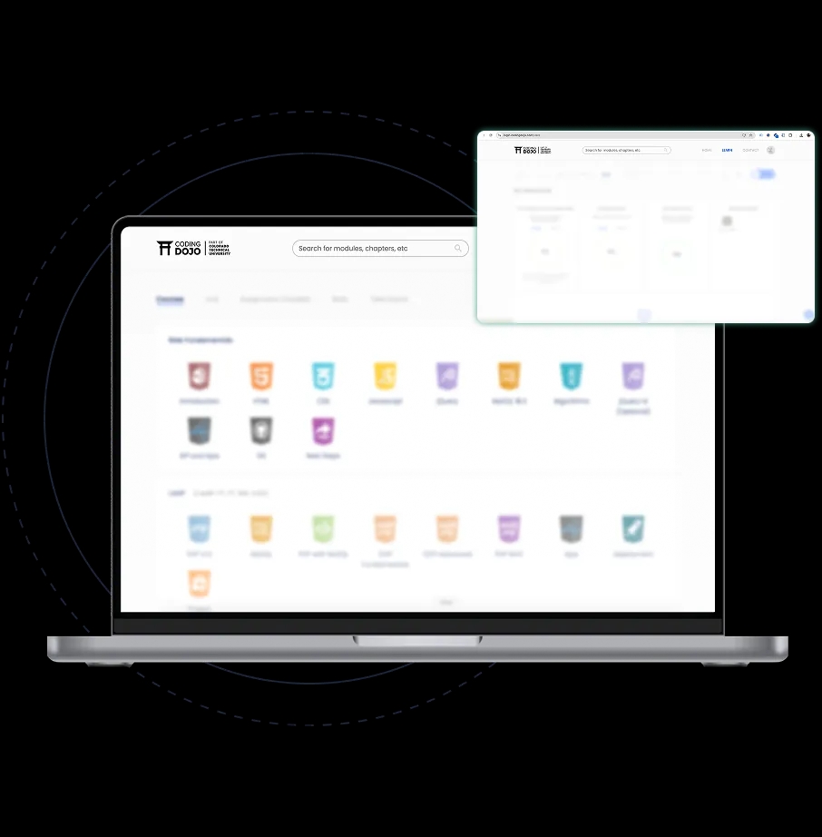 Learning Platform student dashboard interface