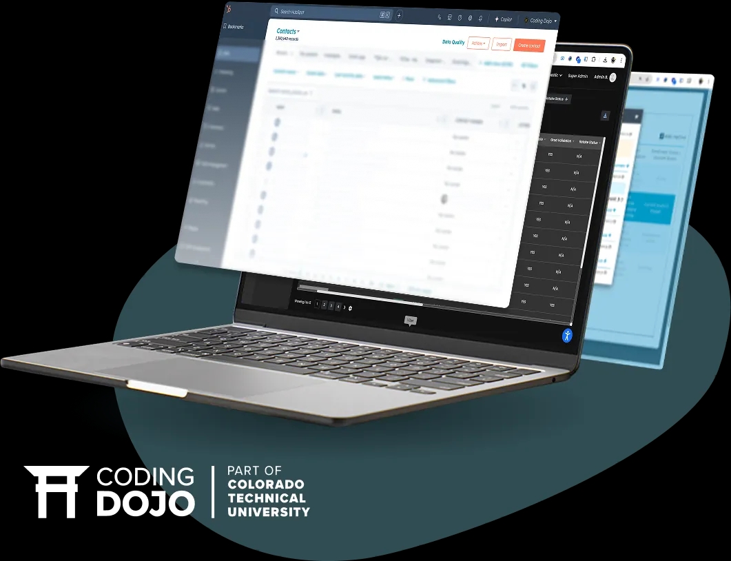 Different UI interfaces of Coding Dojo Learn Platform
